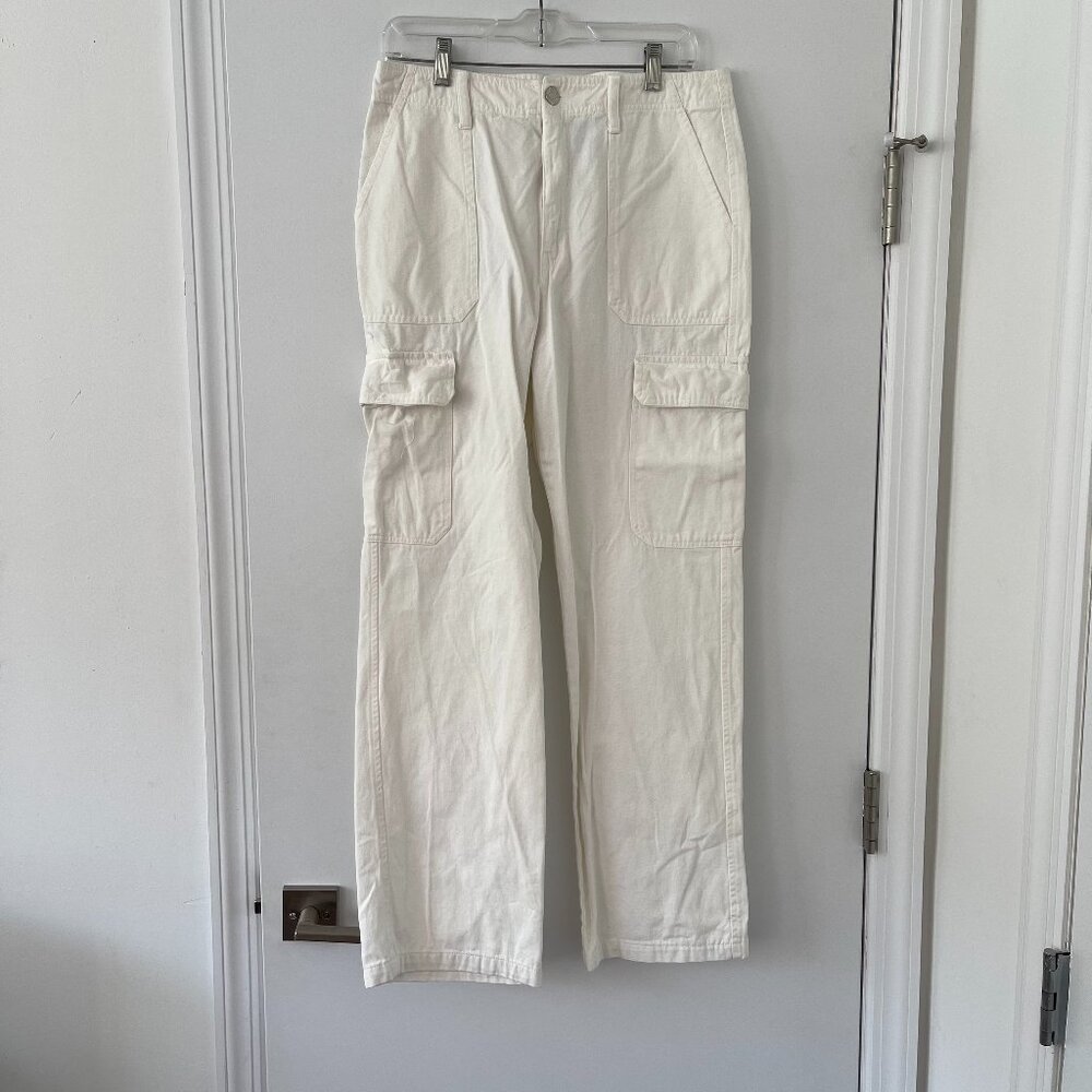 Zara White Cargo Pants